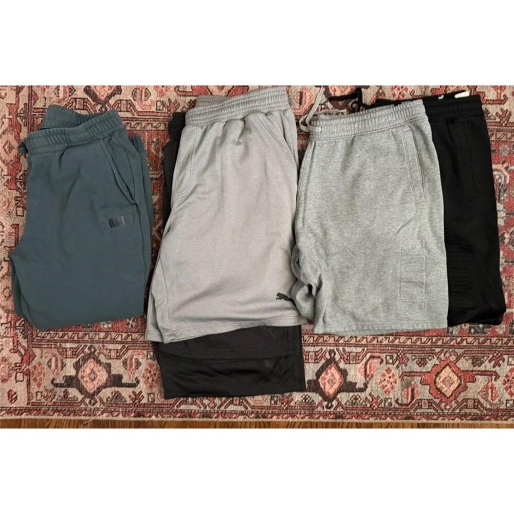 Puma Men’s Athletic Shorts and Pant Lot of 6 Size XXL